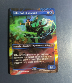 Loki, God of Mischief Marvel Super Heroes Mythic Foil Full Art EN 0343 - Image 1