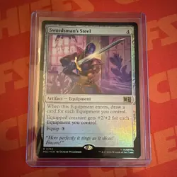Swordsman's Steel Commander: Marvel Super Heroes Foil R 0752 MTG - NM SHIPS FREE - Image 1