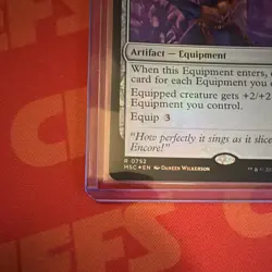 Swordsman's Steel Commander: Marvel Super Heroes Foil R 0752 MTG - NM SHIPS FREE - Image 2