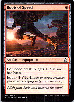 Boots Of Speed Adventures In The Forgotten Realms Near Mint 4x x4 - Image 1