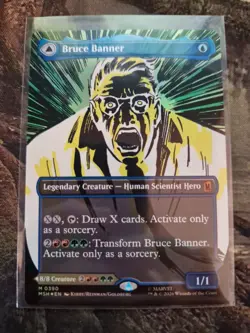 MTG | Marvel Super-Heroes | Bruce Banner/The Incredible Hulk M 0390 | Borderless - Image 2