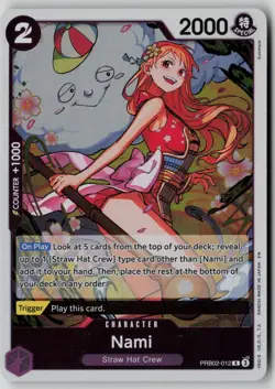 Nami PRB02-012 One Piece Premium Booster -The Best- Vol. 2 Rare Near Mint - Image 1