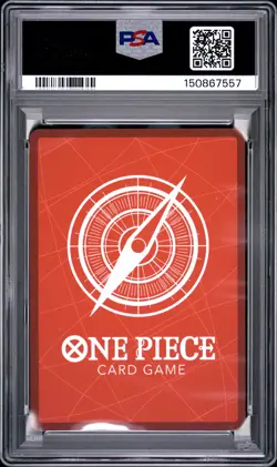 2025 ONE PIECE OP13-CARRYING ON HIS WILL ALTERNATE ART MONKEY D. LUFFY PSA 10 - Image 2