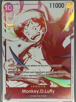 One Piece CCG Monkey.D.Luffy - ST10-006 (3rd Anniversary Treasure pack) SR EN - Image 1