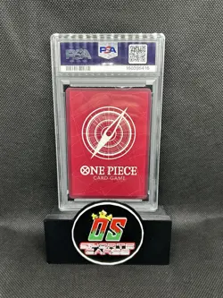 ENGLISH ONE PIECE ST29 EGGHEAD #001 MONKEY D. LUFFY BLACK & WHITE ALT ART PSA 10 - Image 2