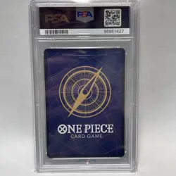 One Piece Jewelry Bonney OP07-026 Alt Art PSA 10 ENGLISH ERROR Label (READ DESC) - Image 2