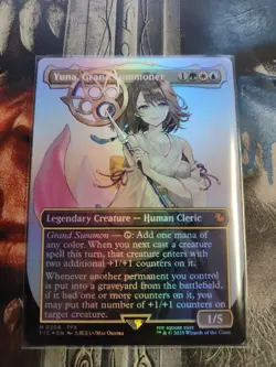 Yuna, Grand Summoner (Borderless) Commander: Final Fantasy Foil - Image 1
