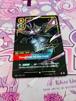 Riftbound Kai'sa Daughter Of The Void Signature Showcase OGN 299*/298 TCG LOL - Image 3