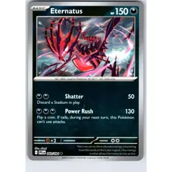Eternatus 69/94 Phantasmal Flames Pokemon Card Reverse Holo NM TCG singles - Image 1