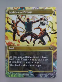 MTG Multiversal Passage Marvel's Spider-Man Borderless Rare - Image 1