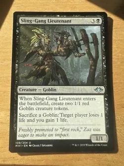 Sling-Gang Lieutenant MTG Magic the Gathering Card NM Mint Modern Horizons MH1 - Image 1