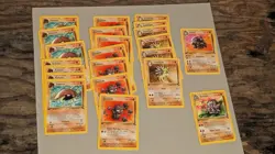 Lot Of 23 - Fossil - First Edition Cards 1st ED Pokemon - Earth - Brown - Common - Image 1