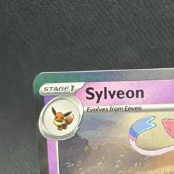 One (1) Pokemon Day 2025 Stamped Sylveon 040/131 Holo Foil Exclusive Promo Card - Image 3