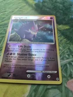 Gengar - DP1: Diamond & Pearl (27/130) Reverse Holo Rare Pokemon Card MP - Image 2
