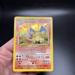 1999 Pokemon Base Set Charizard 4/102 Holo Unlimited LP - Authentic Vintage -j - Image 5