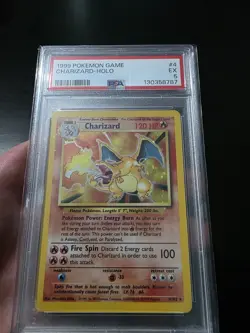 Charizard 4/102 1999 Base Set Unlimited Holo Pokemon WoTC Vintage PSA 5 - Image 2
