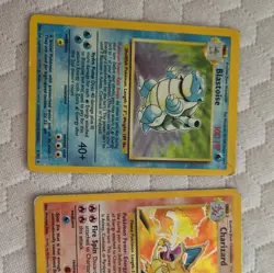 Pokemon TCG Base Set Blastoise 2/102 & Charizard 4/102 Unlimited 1999 EN - Image 3