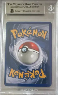 Pokemon Charizard 4/102 Base Set Unlimited Holo Beckett 7 English 1999 - Image 2
