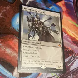 MTG Magic: The Gathering Foundations SIRE OF SEVEN DEATHS Mythic Rare MTG Mint - Image 3