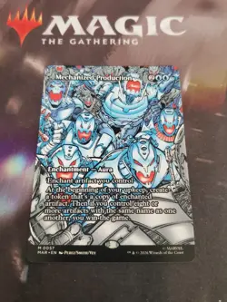 Mtg. Mechanized Production. Borderless. Marvel Universe Eternal-Legal. Nm - Image 1