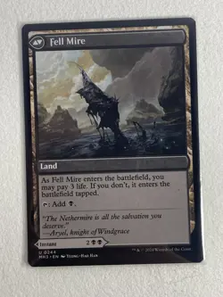 1x Fell the Profane/Fell Mire, Modern Horizons 3, Magic the Gathering MTG NM - Image 3