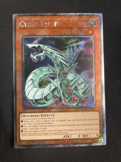 Yu-Gi-Oh! TCG Cyber Valley) RA03 NM 1st Edition Platinum Secret Rare - Image 1