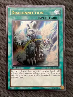 Yugioh Draconnection 1st Edition Ultimate Rare GAOV-EN086 NM - Image 1