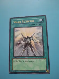 Yugioh - Solar Recharge LODT-EN052 1st Edition Ultra Rare MP - Image 1