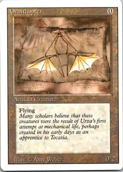 Magic the Gathering Ornithopter Revised Core Set 3rd Edition MTG Free Shipping! - Image 1