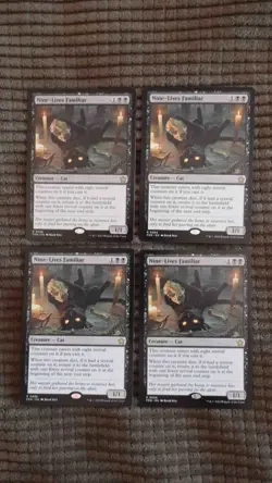 Magic: the Gathering / MtG Nine-Lives Familiar x4 Foundations - Image 1