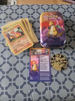 Vintage Pokemon Card Lot -32 Cards -Mixed Base Set/Jungle/Fossil Includes Tin - Image 2