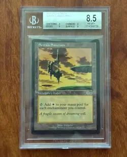 Magic The Gathering Serra's Sanctum Urza's Saga MTG BGS 8.5 - Image 1