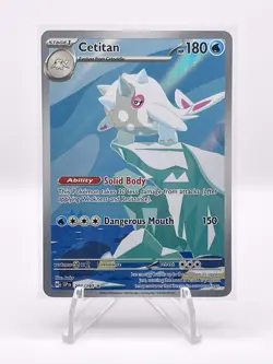 2024 Pokemon TCG SV Surging Sparks 201/191 Cetitan Illustration Rare - Image 1