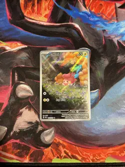 Pokemon Pawmi 226/091 Paldean Fates Illustration Rare Full Art English Near Mint - Image 1