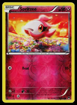 Pokemon Card BREAKpoint Spritzee 84/122 Common Reverse Holo - Image 1