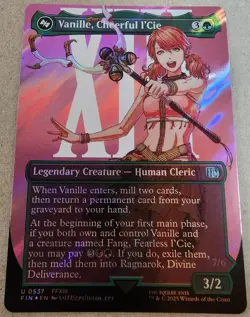 Vanille, Cheerful l'Cie - #537 (Borderless) (Surge Foil) Final Fantasy - Mtg - Image 1