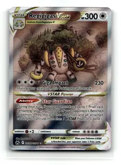 Regigigas VSTAR GG55/GG70 Holo Crown Zenith Galarian Gallery Pokemon Holo NM - Image 1