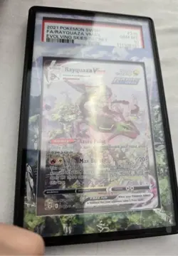 2021 Pokemon SWSH FA/Rayquaza VMAX Evolving Skies Secret PSA Grade 10 - Image 1