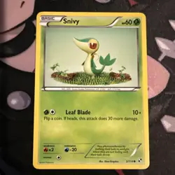 Pokemon TCG LP Black And White Snivy 2/114 - Image 1