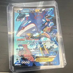 Pokemon Team Aqua's Kyogre EX 6/34 Double Crisis Full Art Ultra Rare Holo 190 HP - Image 1