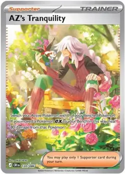 AZ's Tranquility (#120/086) - Holofoil ME - Chaos Rising NM Pokemon - Image 1