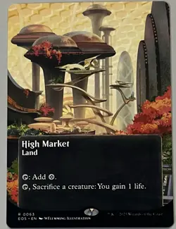 MTG Edge of Eternities: Stellar Sights High Market Land RARE REGULAR #0063 - Image 1