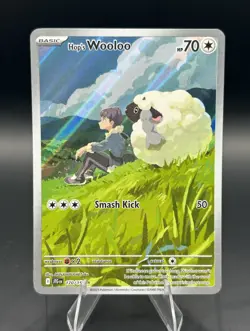 Pokemon TCG Journey Together - Hop's Wooloo 170/159 Illustration Rare EN - Image 1