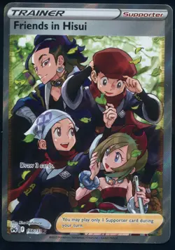 FRIENDS IN HISUI 148/159 RARE ULTRA CROWN ZENITH Pokemon NEAR MINT - Image 1
