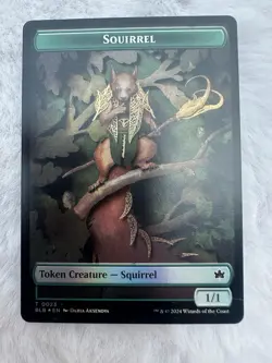 Squirrel/Darkstar Augur Token - 23/11 - Non Foil - BLB - NM - MTG - Image 1