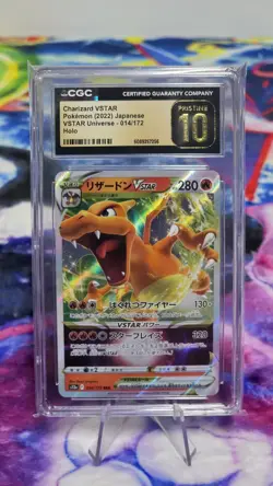 CGC Pristine 10 Charizard VSTAR Holo RRR VSTAR Universe JP 014/172 2022 - Image 1