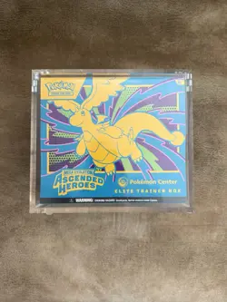 Ascended Heroes Pokemon Center Elite Trainer Box ETB - Sealed with Acrylic Case - Image 1