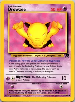 Drowzee 073/110 Legendary Collection Pokemon TCG LP / NM - Image 1