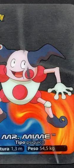 MR. MIME #122 LAMINCARD COLECCION POKEMON LAMINCARDS 2005 EDIBAS (USADA) DANADA - Image 3
