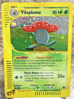 VILEPLUME 31/165 HOLO EXPEDITION POKEMON - Image 1